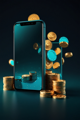 Smartphone mit Vegas Hero App